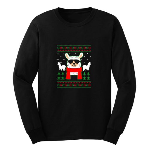 Ugly Christmas Llama Sweater Long Sleeve