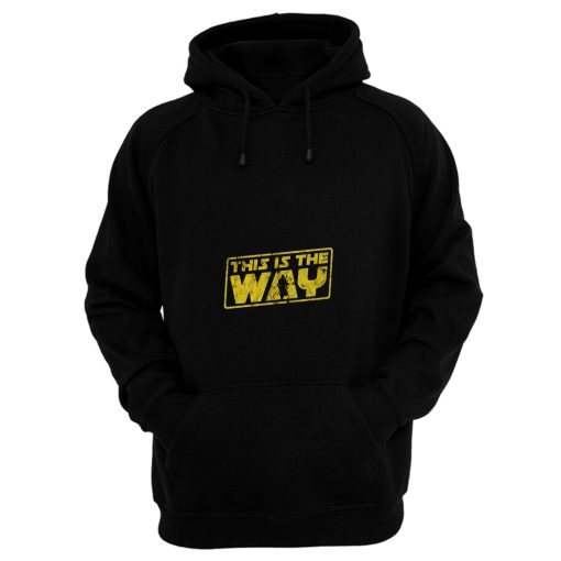 Vintage Retro Mando This Is The Way Hoodie