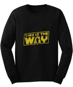 Vintage Retro Mando This Is The Way Long Sleeve