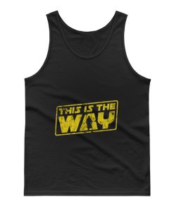 Vintage Retro Mando This Is The Way Tank Top