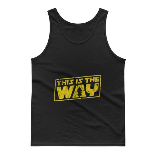 Vintage Retro Mando This Is The Way Tank Top