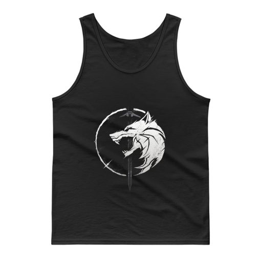 Whit3 W0lf Tank Top