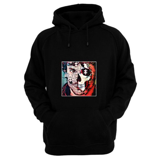Will Graham Comic Style Puzzle Skull Hoodie
