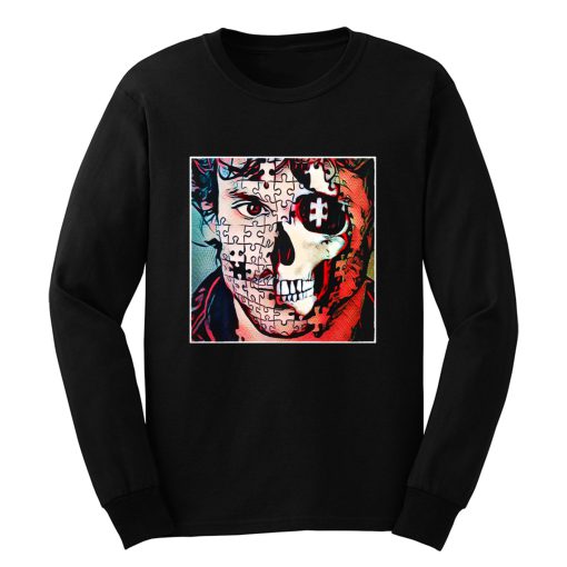 Will Graham Comic Style Puzzle Skull Long Sleeve