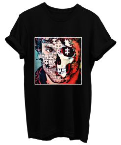 Will Graham Comic Style Puzzle Skull T Shirt