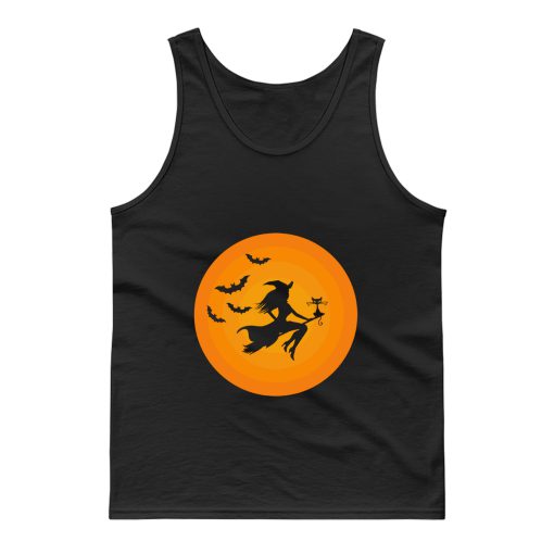 Witch On Broomstick Tank Top