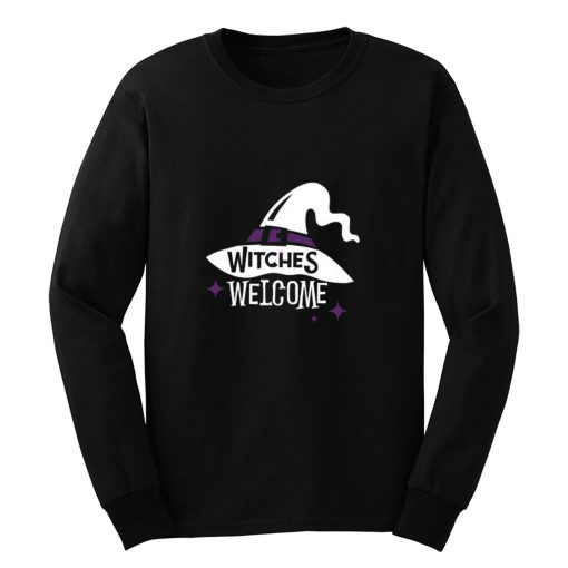 Witches Welcome Halloween Long Sleeve