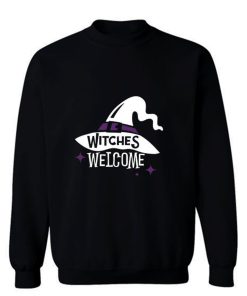 Witches Welcome Halloween Sweatshirt