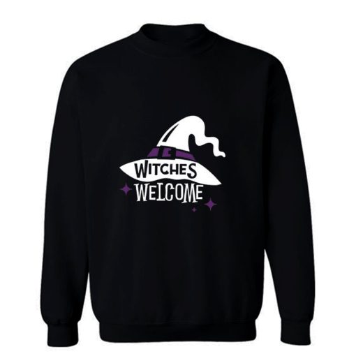 Witches Welcome Halloween Sweatshirt