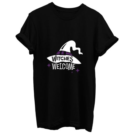 Witches Welcome Halloween T Shirt