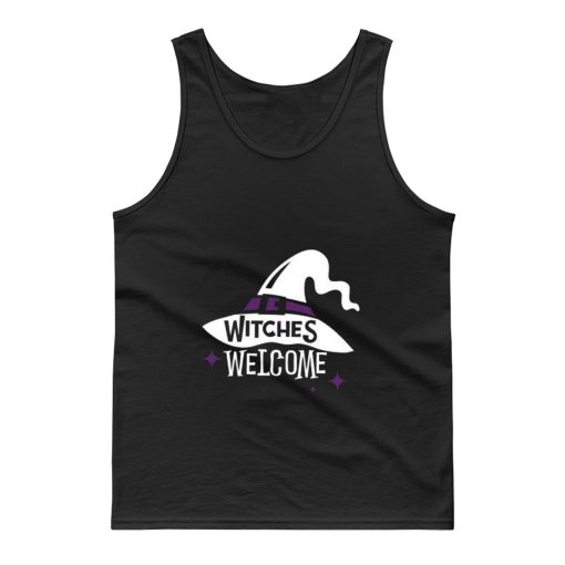 Witches Welcome Halloween Tank Top