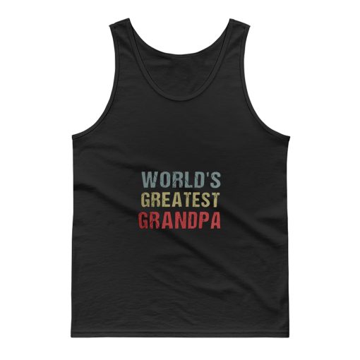 Worlds Greatest Grandpa Tank Top