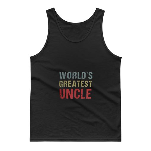 Worlds Greatest Uncle Tank Top