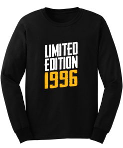 Year Of Birth Birthday Limited Edition 1996 Long Sleeve