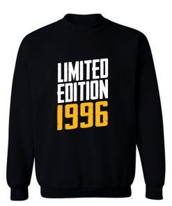 Year Of Birth Birthday Limited Edition 1996 Sweatshirt