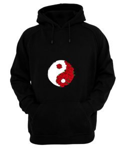 Yin And Yang Roses Hoodie