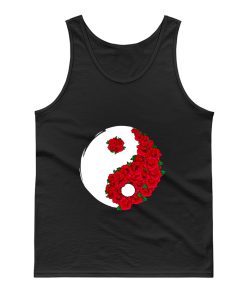 Yin And Yang Roses Tank Top