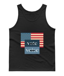 Your Voice Your Vote Retro Vintage Us Flag Tank Top