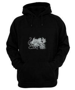 Zen Koi Tattoo White Hoodie