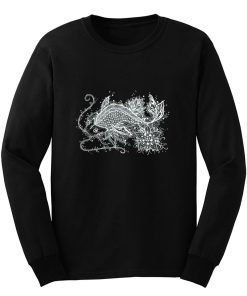 Zen Koi Tattoo White Long Sleeve