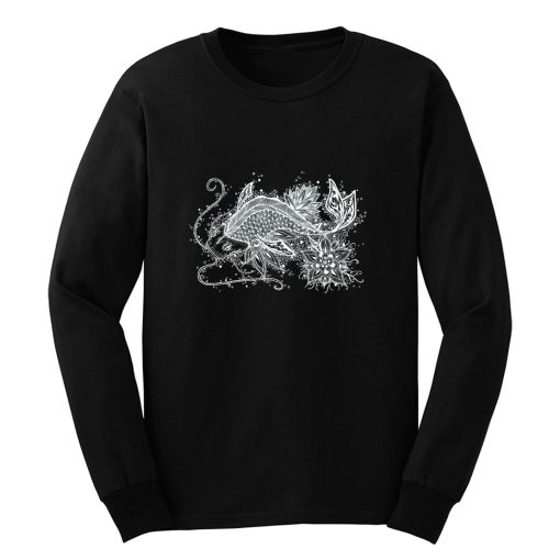 Zen Koi Tattoo White Long Sleeve