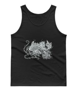 Zen Koi Tattoo White Tank Top