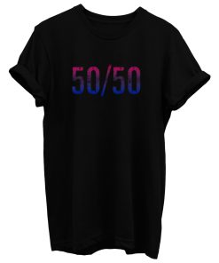 50 50 Bisexual T Shirt