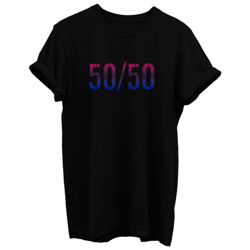 50 50 Bisexual T Shirt