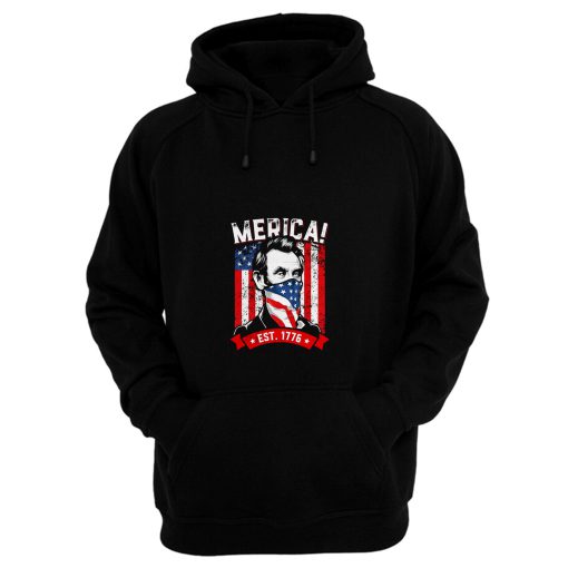 American Flag Murica 1776 Patriotic Hoodie