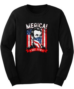 American Flag Murica 1776 Patriotic Long Sleeve