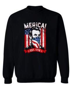 American Flag Murica 1776 Patriotic Sweatshirt