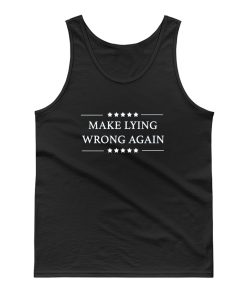 Anti Trump Shirt Make Lying Wrong Again Tank Top