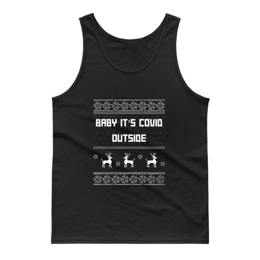 Baby Its Covid Outside 2020 Christmas Tank Top