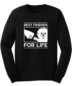 Best Friends For Life Bichon Frise Dog Owner Christmas Long Sleeve