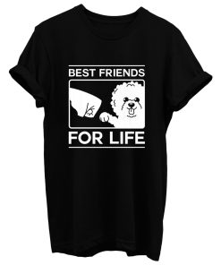 Best Friends For Life Bichon Frise Dog Owner Christmas T Shirt