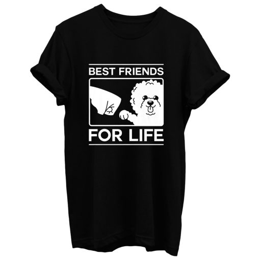 Best Friends For Life Bichon Frise Dog Owner Christmas T Shirt