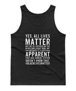 Black All Lives Matter Tank Top