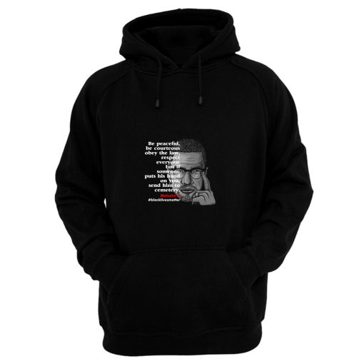 Black Lives Matter Malcolmx Hoodie