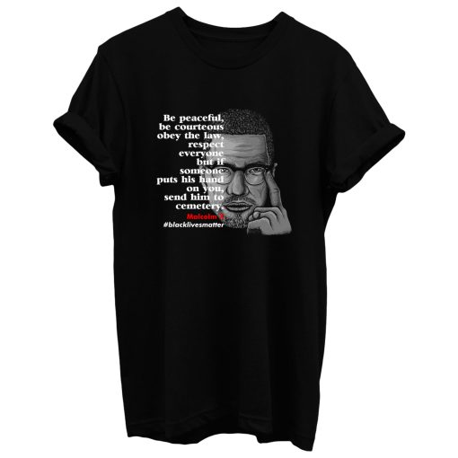 Black Lives Matter Malcolmx T Shirt