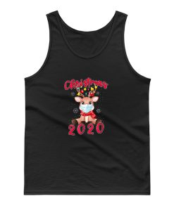 Bye Bye Christmas 2020 Merry Christmas Deer Quarantine Tank Top