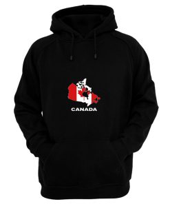 Canada Country Map Color Hoodie