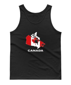 Canada Country Map Color Tank Top