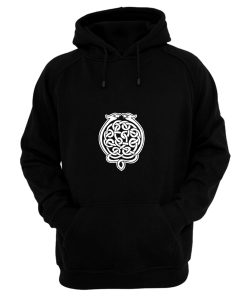 Celtic Art Serpent Pattern Book Of Kells Hoodie