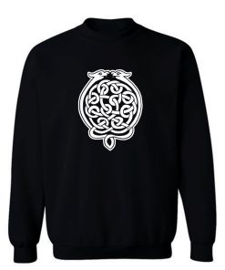 Celtic Art Serpent Pattern Book Of Kells Sweatshirt