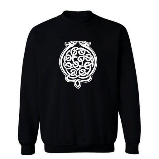 Celtic Art Serpent Pattern Book Of Kells Sweatshirt