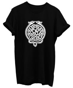 Celtic Art Serpent Pattern Book Of Kells T Shirt