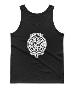 Celtic Art Serpent Pattern Book Of Kells Tank Top