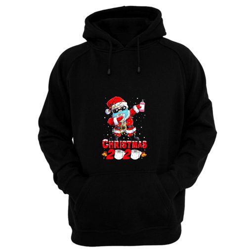 Christmas 2020 Toilet Paper Santa Claus Wear Mask Hoodie