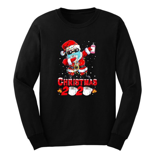 Christmas 2020 Toilet Paper Santa Claus Wear Mask Long Sleeve