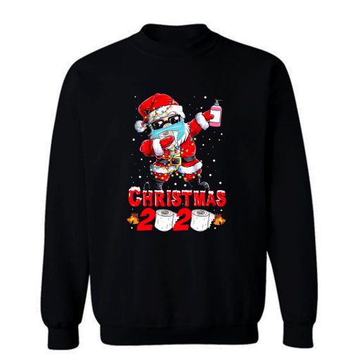 Christmas 2020 Toilet Paper Santa Claus Wear Mask Sweatshirt